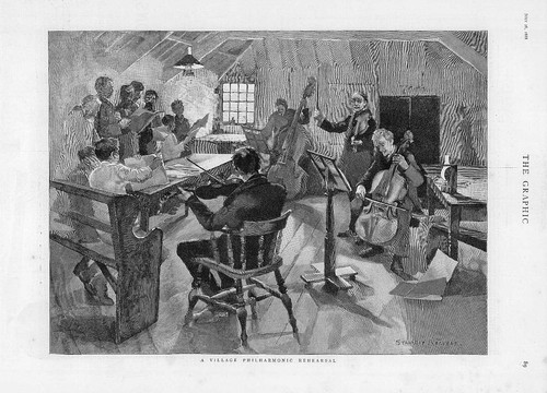 Antiker druck von 1888 musik - 1888,