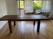 Wohnzimmertisch (Sheesham) 77 cm hoch, 100 cm breit, 160 - 260 cm lang 