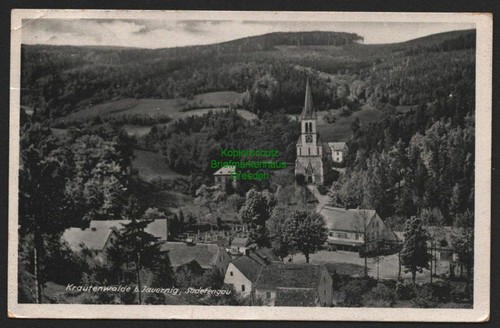 144125 krautenwalde über - ak,