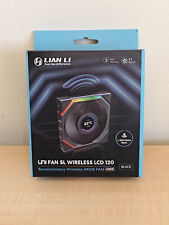 Lian Li UNI FAN SL Wireless LCD Lüfter, ARGB, PWM - 120 mm, schwarz