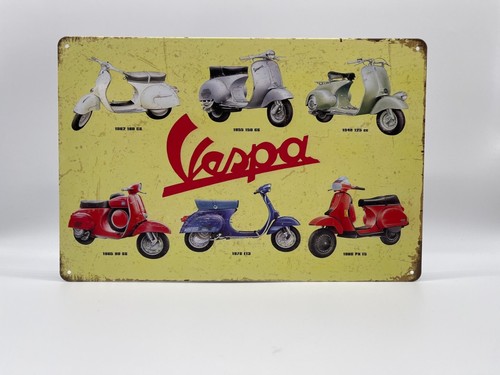 Blechschild vespa 20x30cm - vespa,