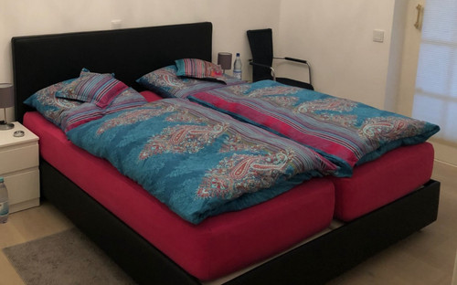 Schramm boxspringbett leder - boxspringbett,