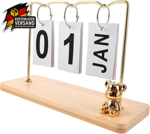Holz tischkalender - holz,