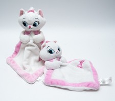 Nicotoy 2x Aristocats Marie Disney weiß rosa Katze Schmusetuch Simba