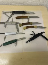 8 x alte Taschenmesser Messer Konvolut, Solingen Herbertz SMF
