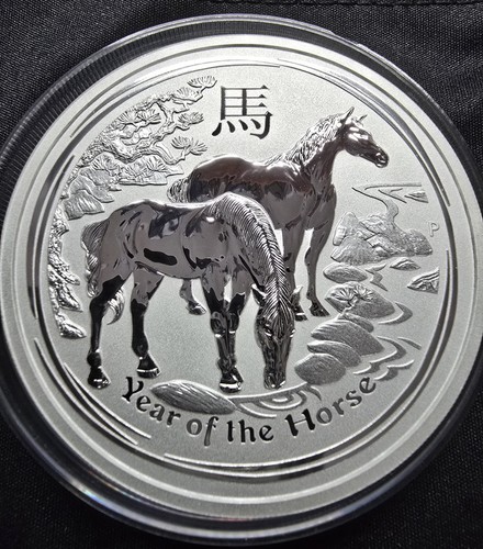 Unzen silber pferd lunar - pferd,