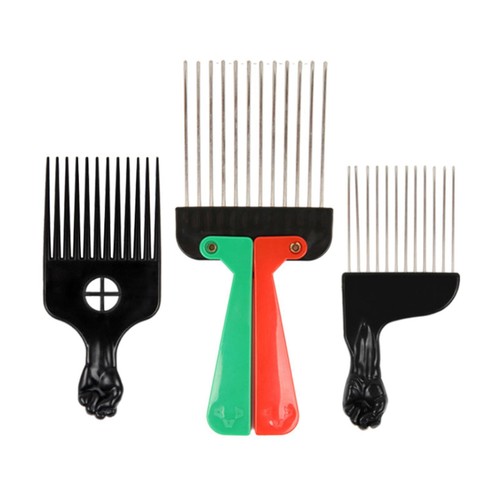 Farbe faltbarer griff haarpick - farbe,