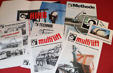 HIAB Prospekt Mappe Ladekran, Hakengerät,