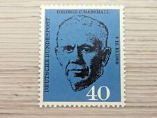Briefmarke Deutsche Bundespost 1960, George C.Marshall, (1880-1959) postfrisch 