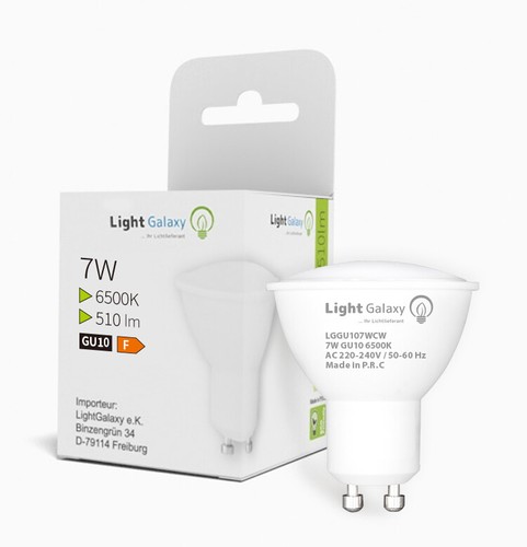 10x led spot lampe - spot, 7w