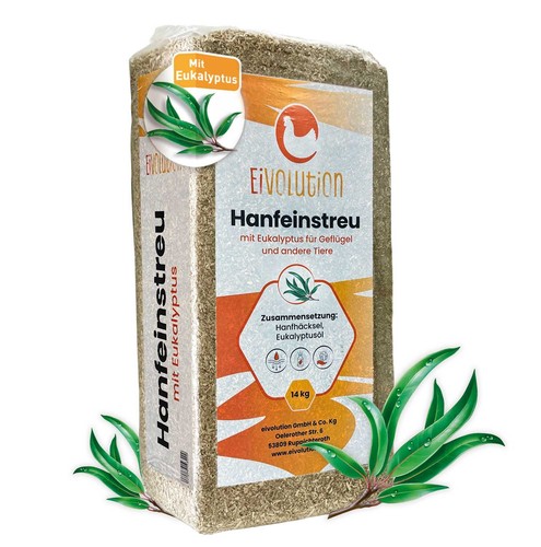 Eivolution 14kg hanfeinstreu - eivolution,