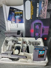 NES Nintendo Deluxe Set ROB Robot Boxed Working Duck Hunt Gyromite Zapper