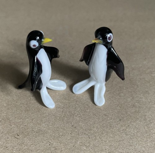 Lauscha glasfiguren pinguine - 2, glasfiguren,pinguine