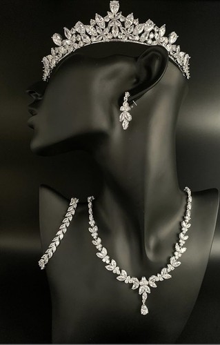 Diadem tiara silber zirkonia - diadem/tiara,