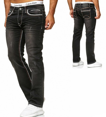Iprofash herren jeans hose - jeans,