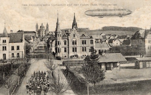 Zeppelin luftschiff auf - zeppelin,