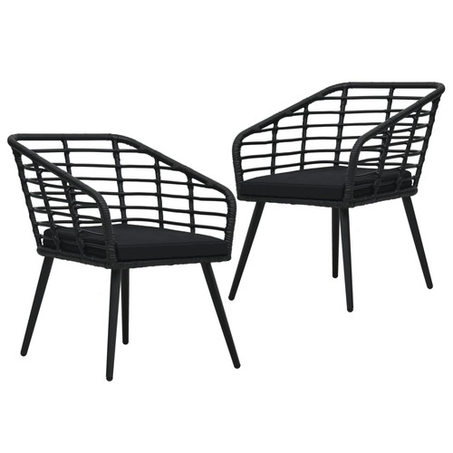 Gartenstuhl poly rattan - 2x,