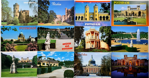 Postkarten lot potsdam - lot, 12