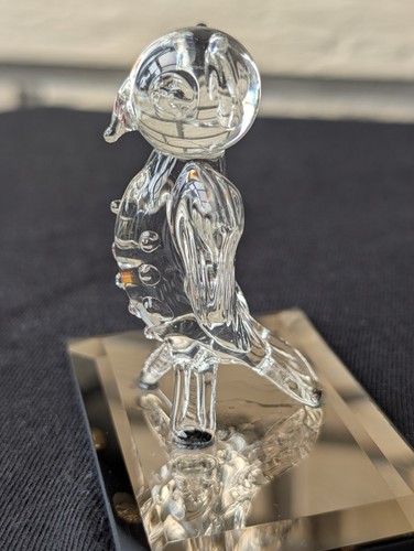 Handgefertigte glas eule auf - handgefertigte,