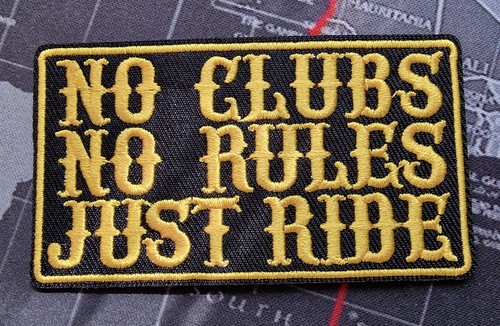 Patch aufbügler clubs no - patch, "no