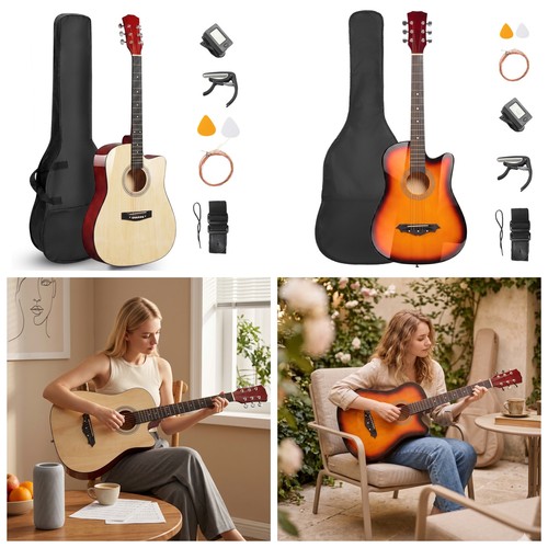 Glarry akustik gitarre - akustik,