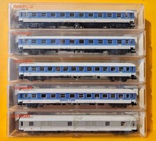 Fleischmann 2x 8176, 8177, 8178, 8829 Inter Regio Personenwagen