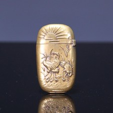 Japanese Meiji Brass Matches