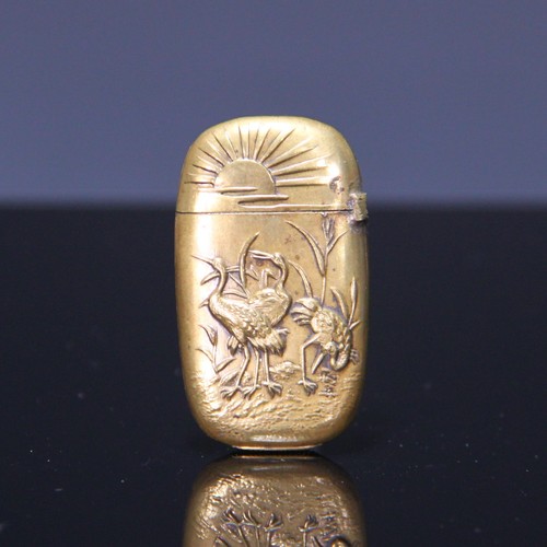 Japanese meiji brass - brass, matches