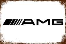 Blechschild AMG 30 x 20 cm