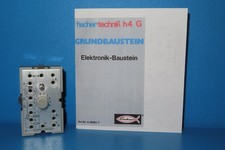 FischerTechnik h4 G   Grundbaustein  Elektronik-Baustein no. 6 39581 7#8292