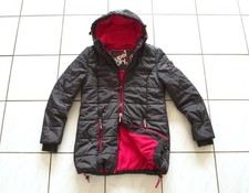 SUPERDRY TALL SPORTS PUFFER Parka Jacke L hooded darkgrey gtZstd NP 139€