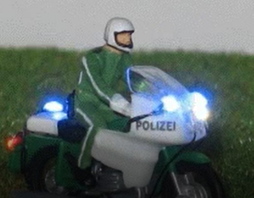 B0400 polizist auf - auf, motorrad