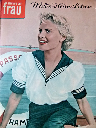 Altes modeheft von 1955 mit - altes,