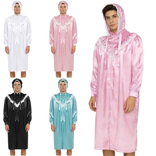 Herren pyjama nachthemd robe - herren,