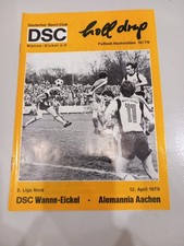 Fussball Programmheft - 2.Liga Nord 78/79 - DSC Wanne-Eickel - Alemannia Aachen