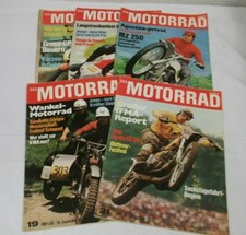 70er 5 Motorrad Magazine Zeitschriften Nr.16,17,18,19, 21 Aug.-Okt. 1970 