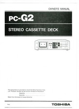 Toshiba Bedienungsanleitung user manual für PC-G 2  Copy