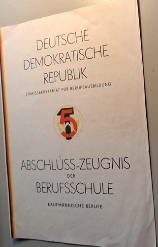 Altes abschlußzeugnis - altes,