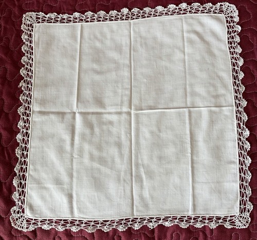 Taschentuch mit weiße spitze - mit,