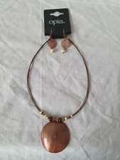 Opia Halskette & Ohrring Set