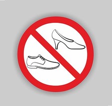 Aufkleber Boot, Yacht, Motorboot, Sportboot, Schuhe ausziehen, hin_124_100mm