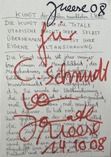 19) Jonathan Meese signiert