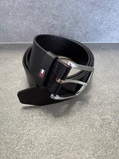 Tommy Hilfiger Herrengürtel schwarz Leder  100cm - Breite ca. 4cm