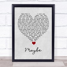 Maybe Grey Heart Lied Text