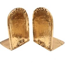 Buchstützen Gilde Handwerk Messing 2x Buchständer Bücher Stütze Landhaus Stil