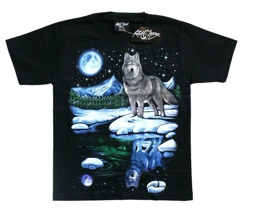 Shirt wolf mond - gr., s