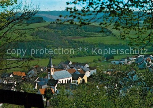 Stadtkyll kirche panorama - stadtkyll,