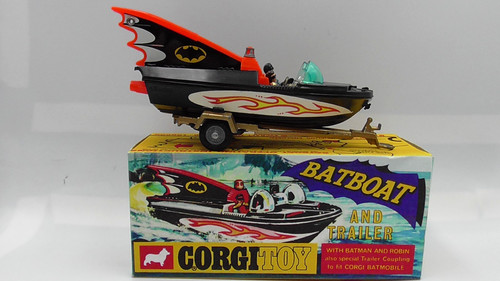 Corgi 107 original batboat - batboat, &