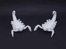 Unterweissbach Design Porzellan Salz- und Pfefferstreuer Skorpion Vintage Weiß