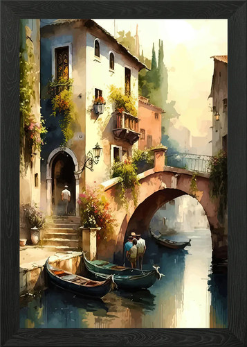 Anime landschaft gerahmtes - landschaft,